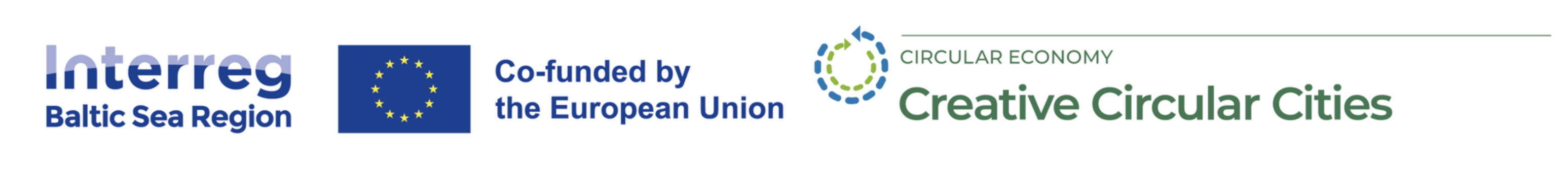 Interreg Baltic Sea Region, co-funded by the European Union, Creative Circular Cities
