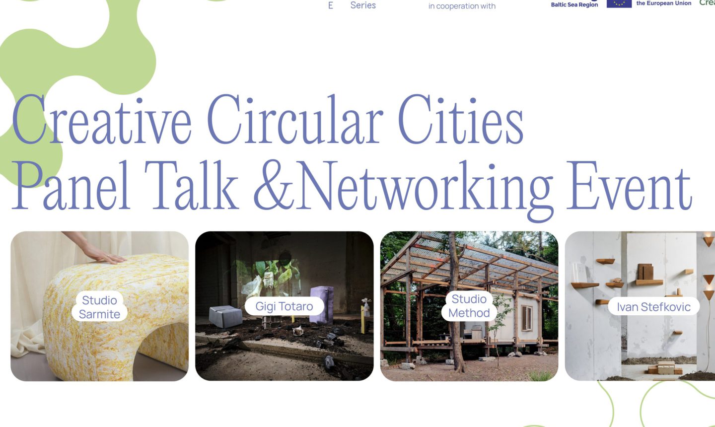 Creative professionals from the Baltic Sea Region to attend the Dutch Design Week