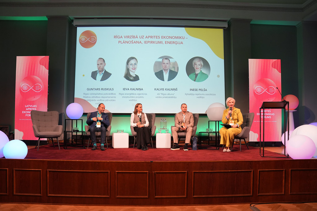 Participants at the Latvian Circular Economy Forum in Riga